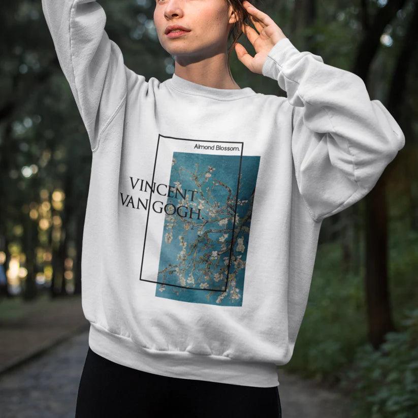 Almond Blossoms Crewneck (Mixed Cotton) - Sweatshirt | My Turtle